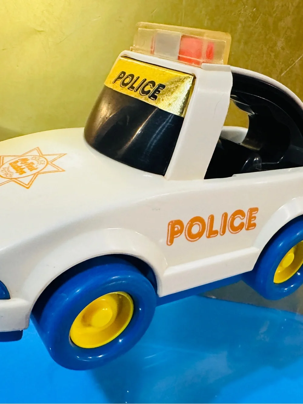 Buddy L Vintage 1987 My First Buddy’s Police Patrol Car Wheels 7.5”
